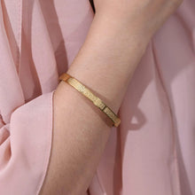 Elegant Allah Gold Cuff Bracelet